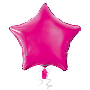 Star Hot Pink Foil 18in