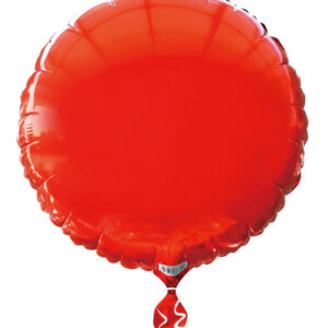 Round Red Foil 18in