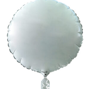 Round White Foil 18in