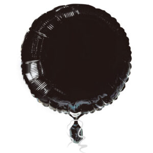 Round Black Foil 18in