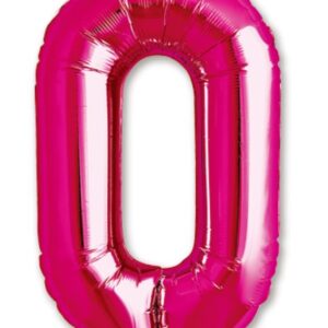 34" Hot Pink Number 0