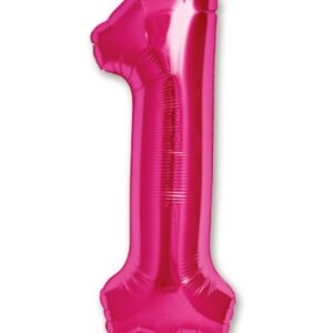 34" Hot Pink Number 1