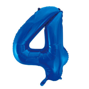 34" Blue Number 4