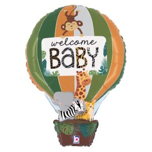 Bouquet Soft Jungle Baby Foil Balloon