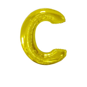 34" Gold Letter C