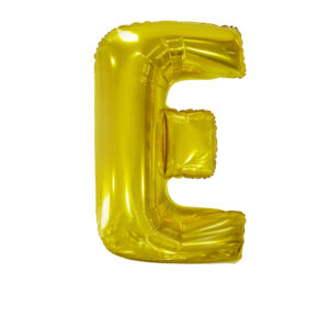 34" Gold Letter E