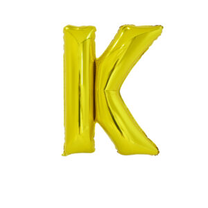 34" Gold Letter K