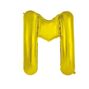 34" Gold Letter M