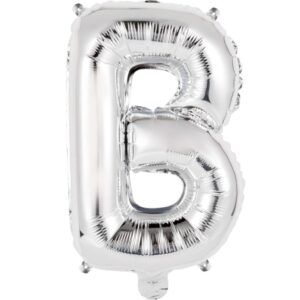 34" Silver Letter B
