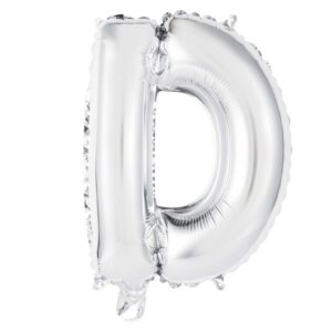 34" Silver Letter D