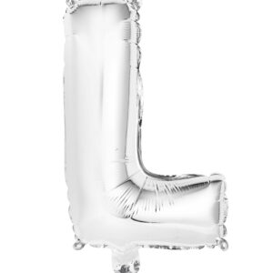 34" Silver Letter L