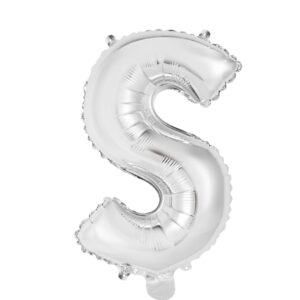 34" Silver Letter S
