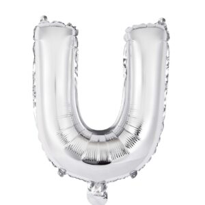 34" Silver Letter U