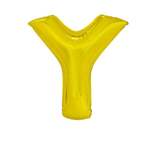 34" Gold Letter Y