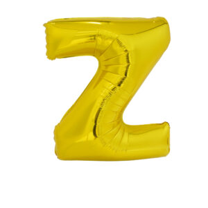 34" Gold Letter Z
