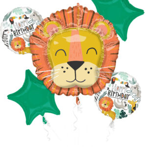Bouquet Get Wild Birthday Foil Balloon