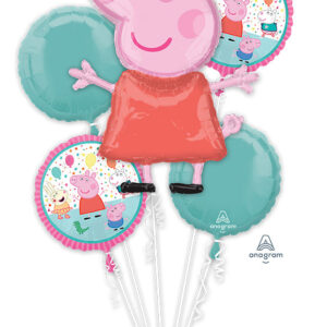 Bouquet Peppa Pig Foil Balloon