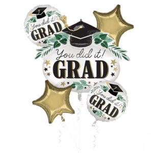 Bouquet Satin You Did It Ivy Grad Foil Balloon