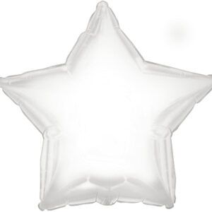 Star White Foil 18 in